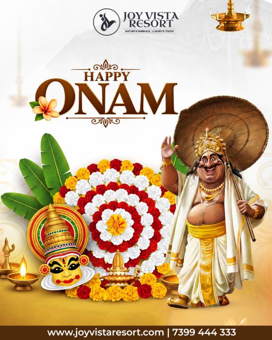 Joy Vista Resort – Happy Onam 2026 | Luxury Resort &amp; Nature Stay